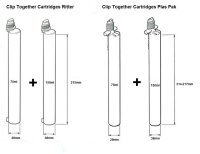 COX PPA 150 HP 2K Druckluft Dosierpistole 150ml 1:1 / 225ml 2:1 / 300ml 1:1 Doppelkartusche