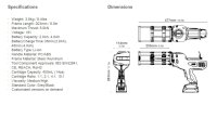 COX ElectraFlow Dual Ultra 400MR 2K Akku Dosierpistole 400ml 1:1/2:1/4:1/10:1 18 Volt