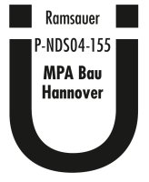 Ramsauer 340 Brandschutz schwarz B1 1K Silikon Dichtstoff 310ml Kartusche