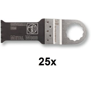 Fein Super Cut Construction 25er Pack E-Cut Universal Sägeblatt 28mm