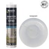 Bostik S730 Sanitär Silicon Pro 1K Silikon Dichtstoff 300ml Kartusche Transparent