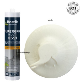 Bostik H551 Supergrip Multi 1K Hybrid Klebdichtstoff 430g Kartusche Weiß