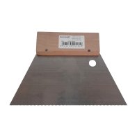 Leim Klebstoff Trapez Zahnspachtel Bodenleger 180mm x 130mm gezahnt A4 (0.5x1.0mm)