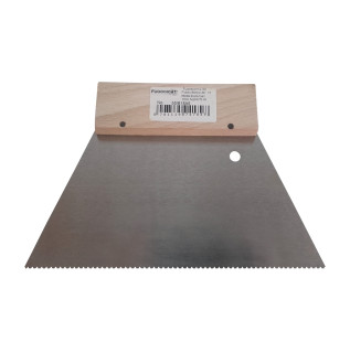 Leim Klebstoff Trapez Zahnspachtel Bodenleger 180mm x 130mm gezahnt A5 (1.6x1.3mm)