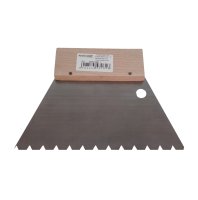 Leim Klebstoff Trapez Zahnspachtel Bodenleger 180mm x 130mm gezahnt B11 (8.0x6.0mm)