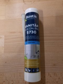 Bostik S730 Sanitär Silicon Pro manhatten 1K Silikon Dichtstoff 300ml Kartusche MHD 09/24 Sonderposten