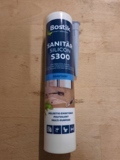 Bostik S300 Sanitärsilicon grau 1K Silikon Dichtstoff 300ml Kartusche MHD 01/25 Sonderposten