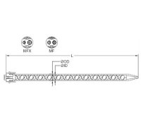 Medmix MFHX 10-18T 2K Mischer Mixpac F System 4:1/10:1