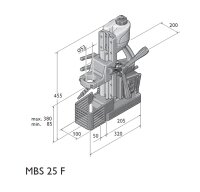 Fein Magnetbohrständer MBS 25 F bis 25 mm...
